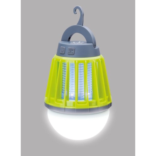Atrapa mosquitos portátil Jata MIB6 color lima con lámpara LED